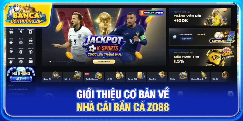 Giới thiệu cơ bản về nhà cái bắn cá ZO88