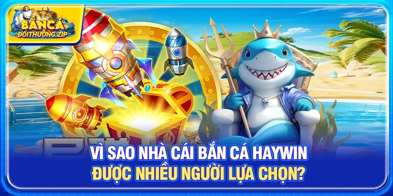 Vì sao Nhà cái bắn cá Haywin được nhiều người lựa chọn?